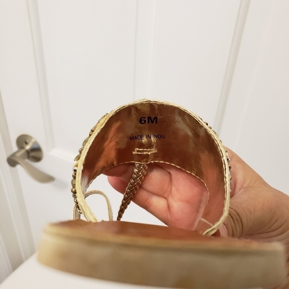 Coconuts By Matisse Beaded Sandals Size 6M - Picture 6 of 10